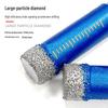 Gelöteter Trocken-Diamantbohrer für Glas, Keramik, Fliesen & Marmor mit Rundschaft