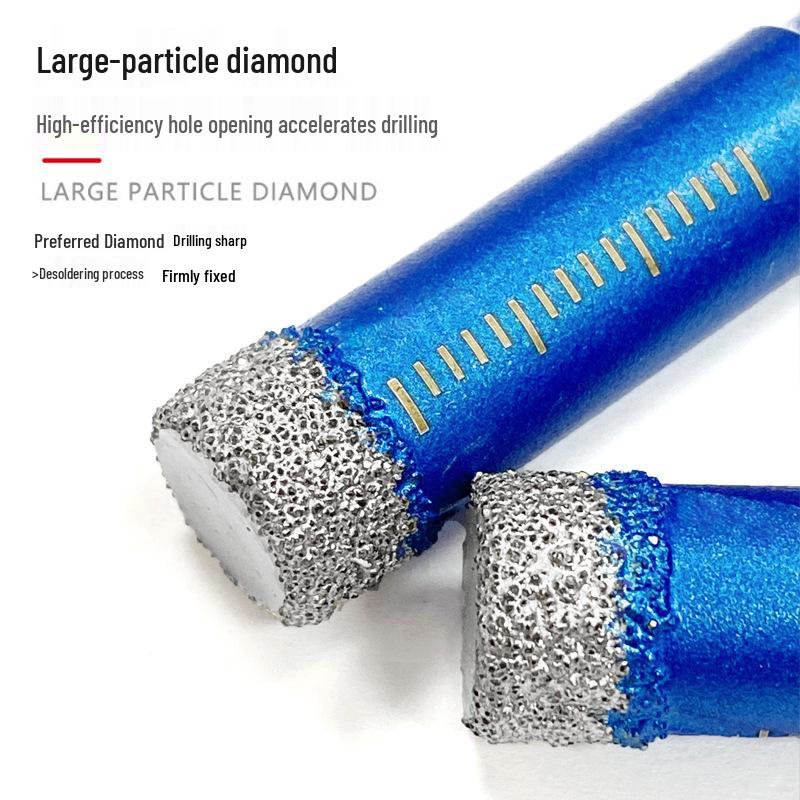 Gelöteter Trocken-Diamantbohrer für Glas, Keramik, Fliesen & Marmor mit Rundschaft