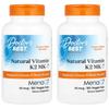 Doctors Vitamin K2 MK7 180 Capsules 2 Pcs