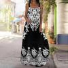Women's Slip Dress Maxi Long Dress Island Coconut Grove Print Stitching Print Dress Spring & Summer Leisure Vacation