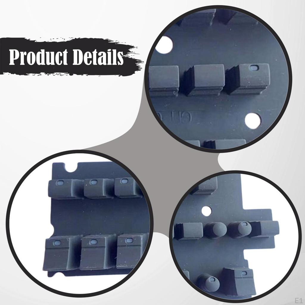 Conductive Keyboard Pad, Rubber Replacement for Electronic Keyboards, High Sensitivity, Long