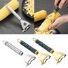 Stainless Steel Corn Stripper Corn Cobs Separator with ABS Handle for Safe and Easy Use Household Corn Peeler