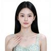 Womens Flower Necklace Minimalist Fashion Zircon Clavicle Chain Original Design Influencer Style