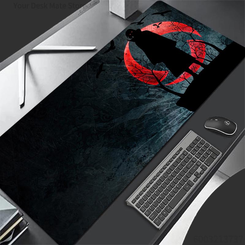 Large Mouse Pad N-narutoS A-akatsuki Carpet Laptop Pc Gamer Keyboard Mat Mousepad Edge White Lock Edge Tassel Rubber Table Mat