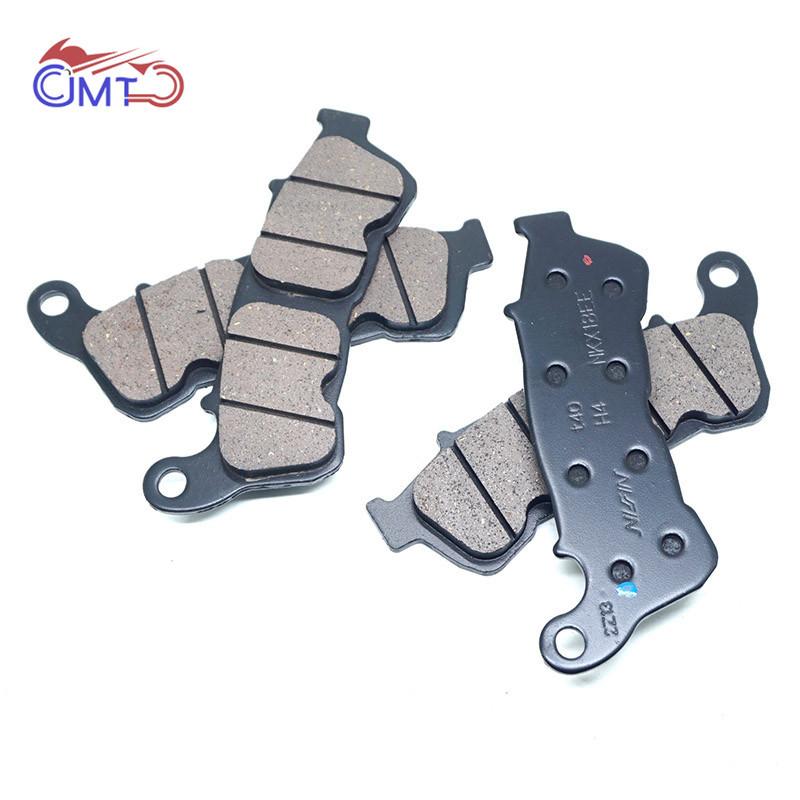 Für Honda Hornet 600 CB600F CB 600 F ABS 2007 2008 2009 2010 2011 Satz Bremsbeläge Vorne Hinten Teile