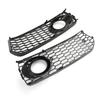 8T0807681B 8T0807682D Pair Fog Light Grill Honeycomb Grille With Trim for A5 S-Line S5 B8 RS5 Style 2008-2012 8T0-807-681-B 8T0-807-682-D