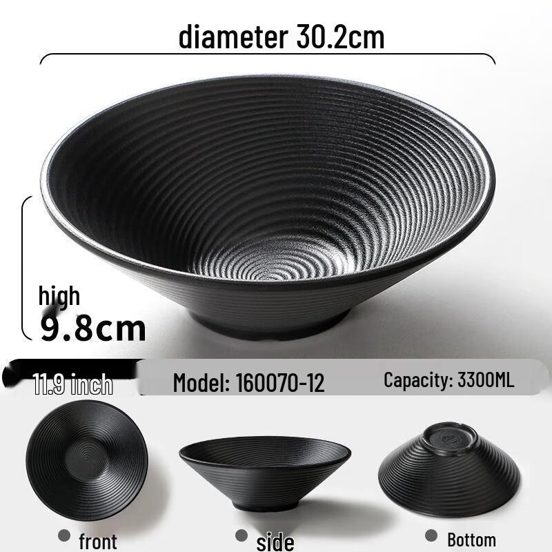 JIJUN Commercial High-Temperature Melamine Noodle Bowl