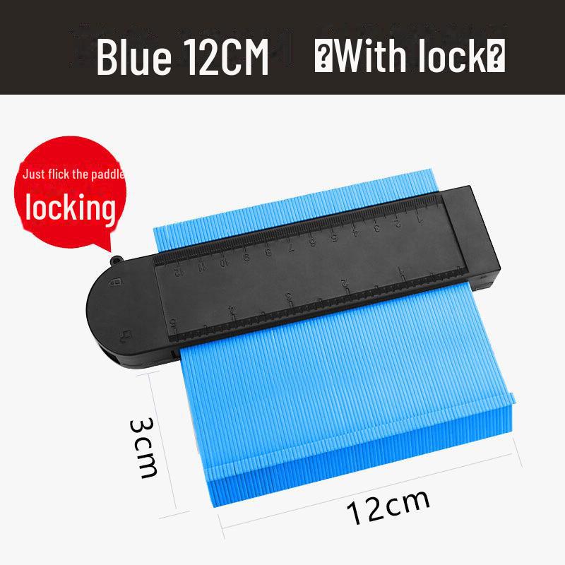 Multifunctional Contour Measuring and Profiling Gauge for Woodworking and Irregular Shapes