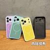 Applicable To iPhone17ProMax Mobile Phone Case Two-color Liquid Silicone Magnetic Suction Apple 16ai Button All-inclusive Lens