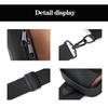 Men's USB Port Chest Bag with Password Lightweight Hiking Cycling Small Backpack for Outdoor Sports