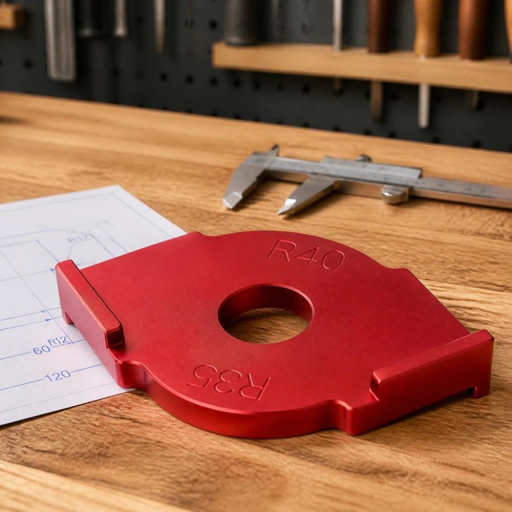 Handheld Design Handheld Edge Trimmer Aluminum Alloy Radius Jig Template For Woodworking