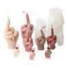 Middle Finger Silicone Candle Mold DIY Gesture Aromatherapy Plaster Art Soap Resin Crafts Casting Molds Holiday Party Gifts