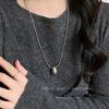 Minimalist Fengshui Drop Pendant Necklace Women's Autumn and Winter Long Sweater Sweater Chain Casual Versatile Light Luxury Premium Accessories