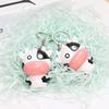 LED Luminous Sound-Emitting Cow Keychain and Phone Case Accessory
