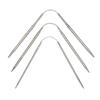 3PCS Steel Circular Knitting Needle for Knitting Project Circular Weaving Needle for for Blanket Sweater