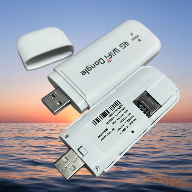 4G USB Portable WiFi Dongle with Card Slot for Wireless Internet, Driverless UFI, and Car Router Functionality