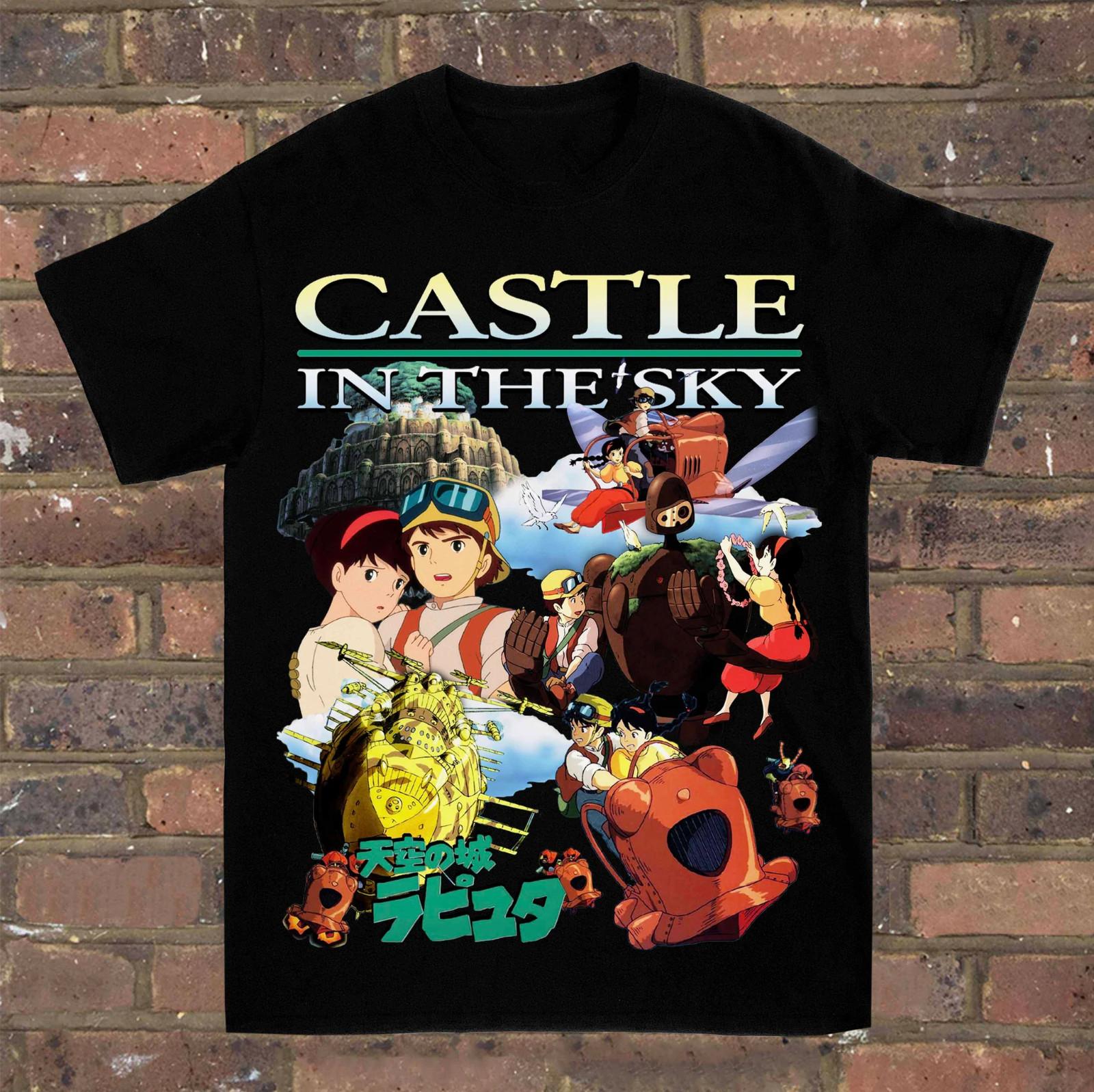 Castle In The Sky T-shirt Cotton All Size S-234XL S