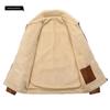 New Leather Jacket Men's Leather Jacket, Fashionable Slim-fitting Fur Integrated Men's Locomotive Pu Leather Jacket Top
