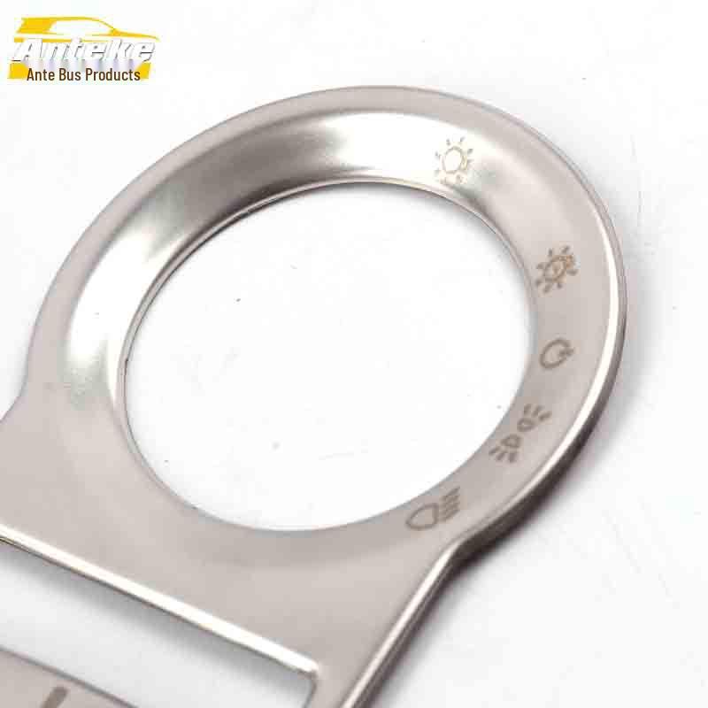 VV7 Headlight Control Decorative Frame Stainless Steel Adjustment Switch Button Trim Accessories