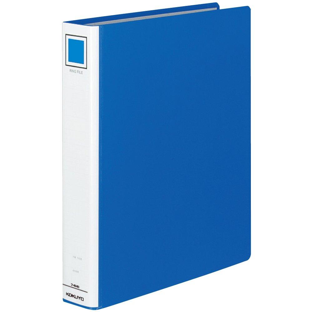 

KOKUYO Ring File A4 Vertical Blue 4 Holes 310 Sheets Inner Diameter 38mm Fu-444NB