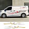 Car Sticker Graphics Stripes Decor Decal for Van Capmer RV Motorhome Panel Cargo Bus MPV Minivan Caravan Auto Tuning Accessories