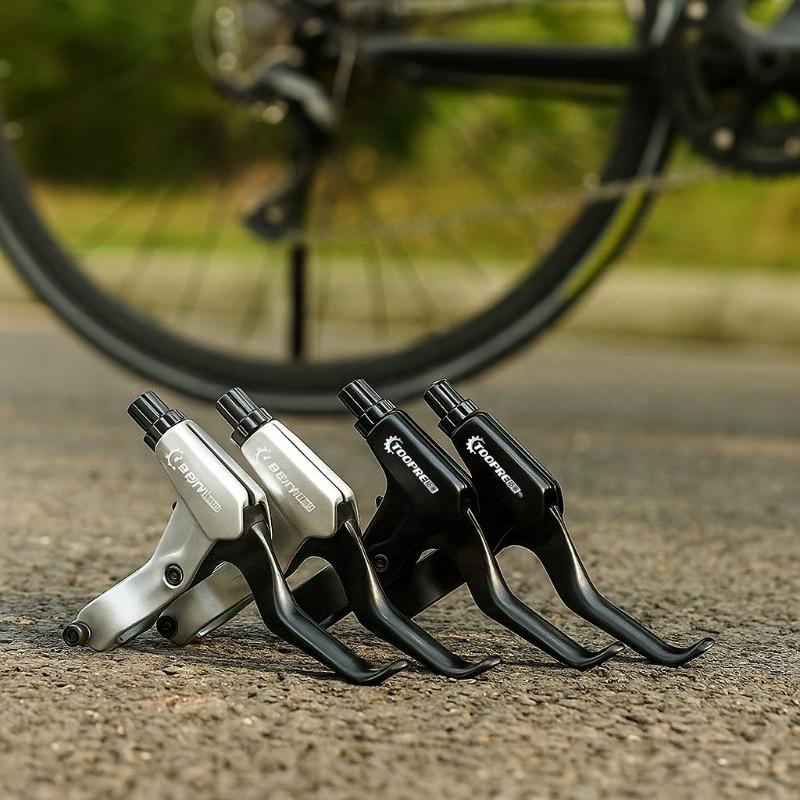 1 Pair High Quality Ultralight Aluminum Alloy BMX Brake Handle MTB Mountain Bike Cycling Brake Levers Disc Brake Lever