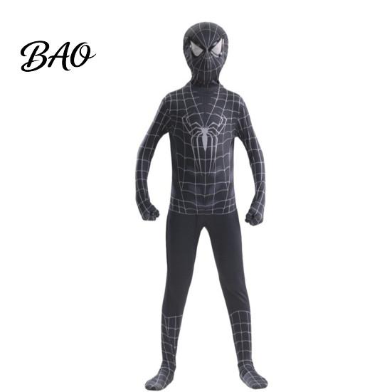 Character Fancy Dress Spider Hero Full Bodysuit with Mask, Coverage Zentai Costume for Spiderman Theme Suit Kids Adults, Stretchy Cosplay Outfit
