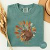Painterly Brushstroke Turkey Tee, Watercolor Turkey Art, Boho Autumn Bird Gift, Fall Tee, Autumn Tee, Cozy Fall Tee, Fall Gift