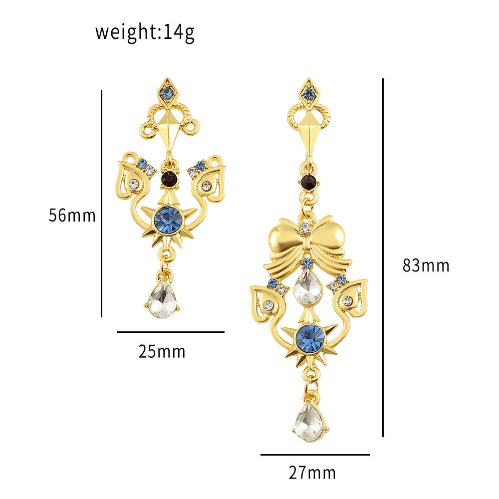 Genshin Impact Brincos Delicados, Zhongli Mona Xiao Barbatos Ayaka Kazuha Tartaglia Barbara Hutao Cosplay Ear Studs