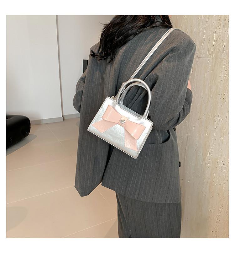 Stylish 2024 New Sweet Butterfly Knot Commute Single Shoulder Crossbody Handbag