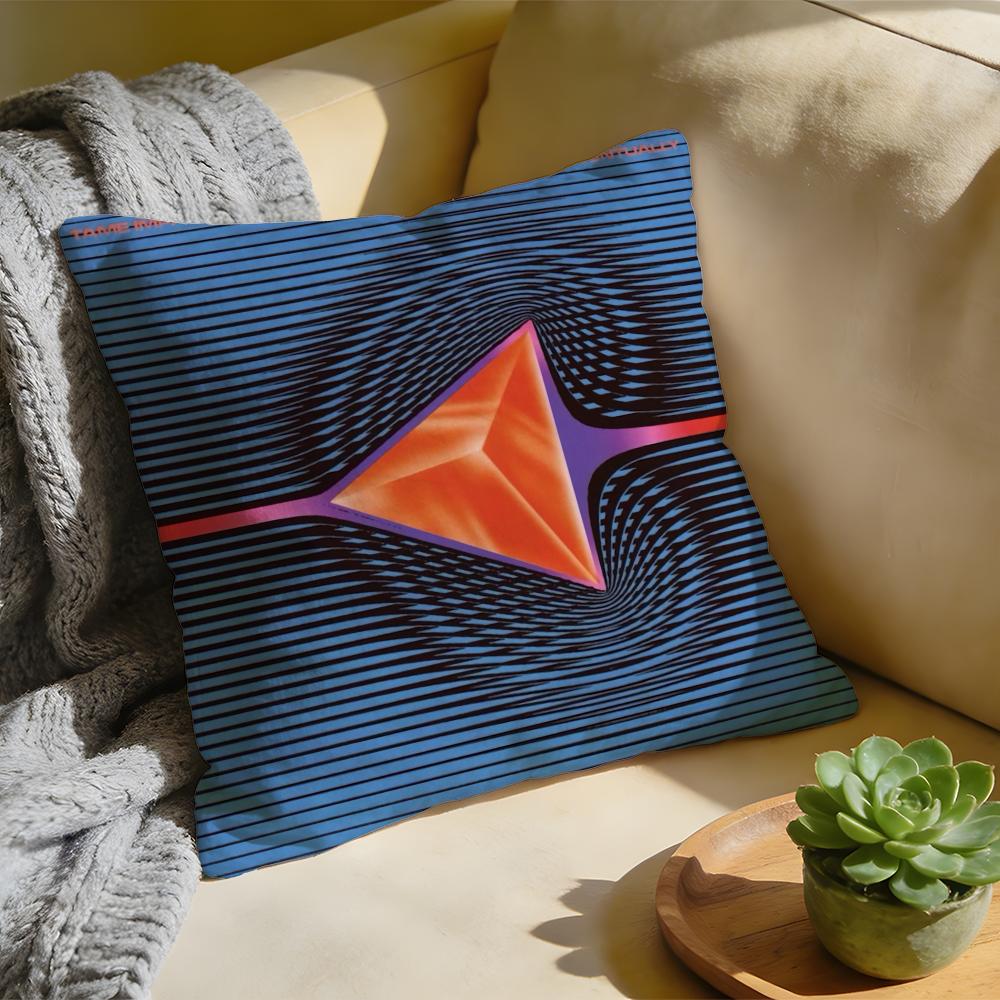 TTame Impala Band Cushion Cover Washed Linen Soft Breathable Decorative Case For Sofa Home Pillow Cover