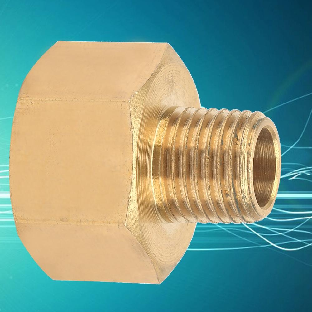 Brass Pipe Fitting Adapter for Pressure Gauge 1Celsius4  BSPT Male to 1Celsius4  NPT Female