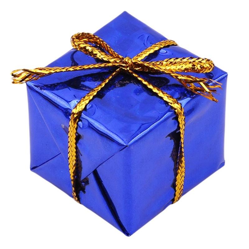 12/24PCS Mini Xmas Gifts Boxes Christmas Ornaments Gifts Xmas Tree Hanging Pendants For Navidad Party Decorations Supplies