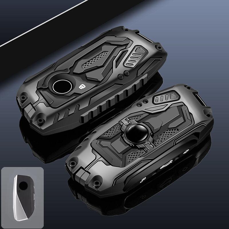 Key Fob Cover Zinc Alloy Key Case Fits For Bmw Ix Im I5 M60 X5 X7 X6 Ix I7 Remote Car Key Shell Protection