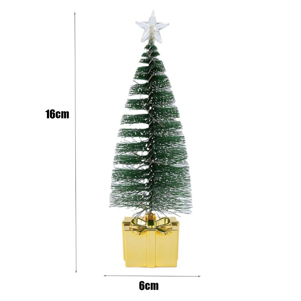 4pcs Mini Luminous Christmas Tree LED Christmas Home Decoration  Desktop Decoration