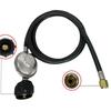 4FT Propane Hose Propane Adapter Hose Cleaner Heating Experience Enhanced Safety Assurance Integrated Propane Filter