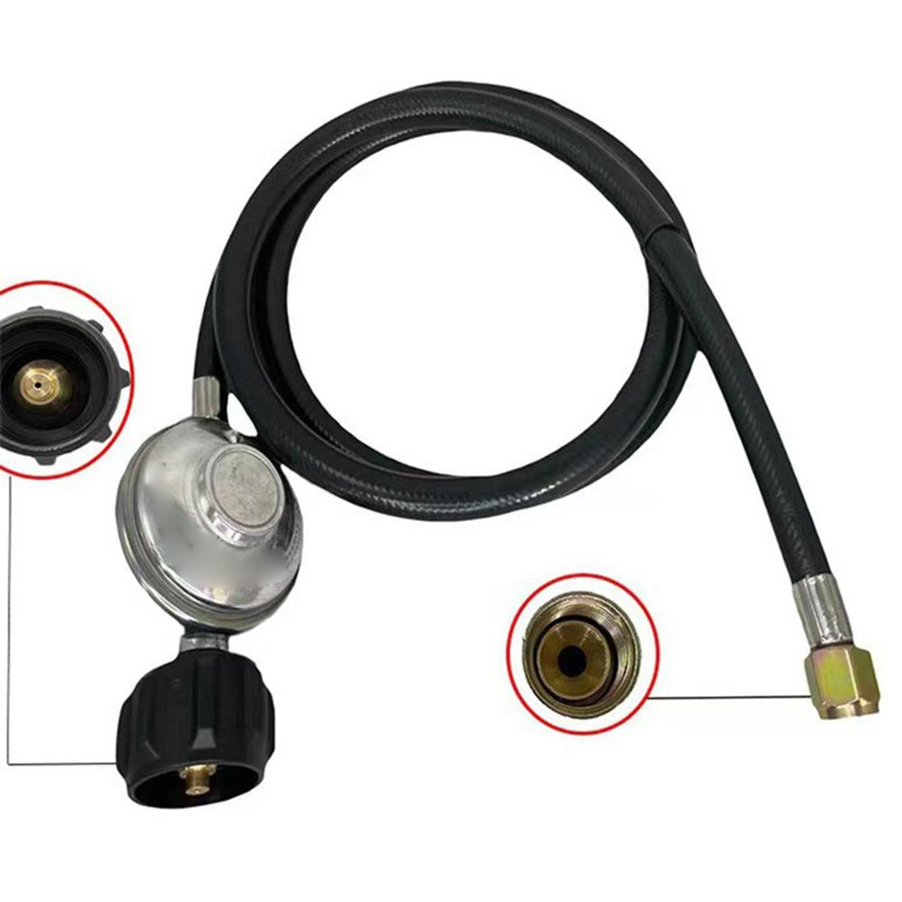4FT Propane Hose Propane Adapter Hose Cleaner Heating Experience Enhanced Safety Assurance Integrated Propane Filter