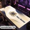 Custom Text Big Mousepad, Extended Desk Pad For Laptop Work GameAnderlecht FC logo