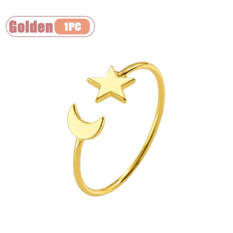 Star and Moon Napkin Rings Elegant Napkin Holders for Weddings Anniversaries Birthdays Easter Christmas and Table Decor