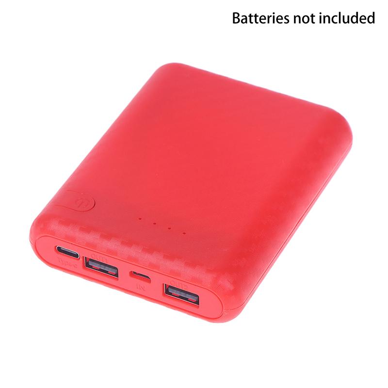 4 Schlitze 18650 Batteriebox Gehäuse DIY Power Set Material Mini Lötloser Netzteilgehäuse Für Zuhause Unterwegs Und Andere Anlässe