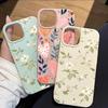 Leaves Plant Leather Silicone Case For OPPO Reno 15F 15 13 14 12 11 10 Pro 13F 12F 11F 5G Reno 7 4G 5 6 Lite 8T 7Z 8Z 8 Cover