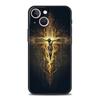 Cross Pattern Element Design Phone Case Cover for iPhone 17 16 15 14 13 12 Pro Max 11 Pro Max 17 AIR Plus Shockproof Soft TPU