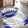 Leaves Theme Living Room Carpet Modern Home Geometric Lines Decor Rug Absorbent Anti-slip Bedroom Kitchen Hallway Doorway Mat