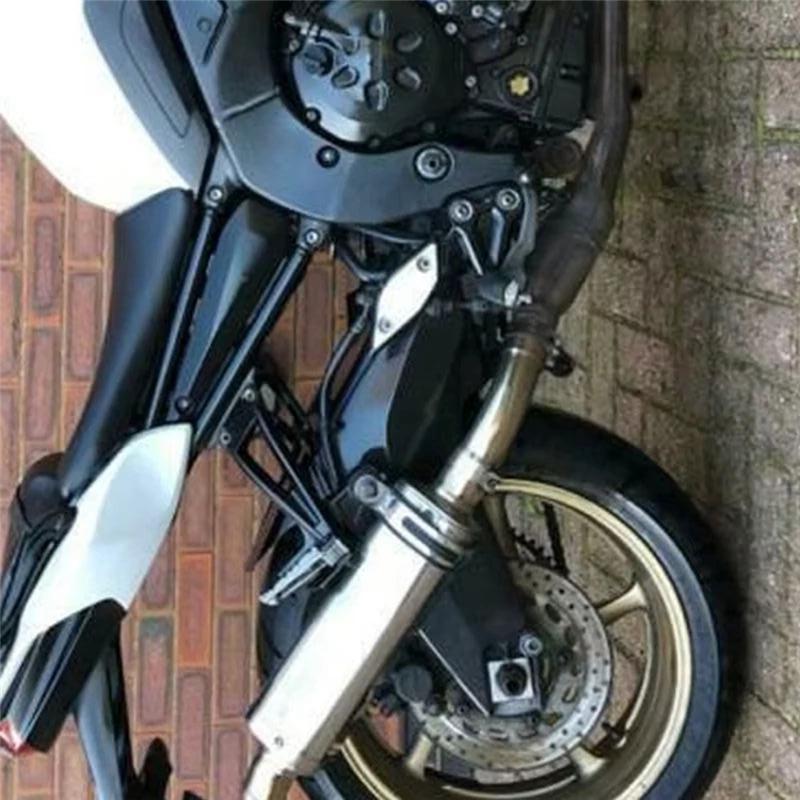 A51K-Motorcycle Exhaust Escape Middle Link Pipe 51Mm For FZ8 FZ8N FZ8S FZ8N YZF-FZ8 FZ800 Fazer 2010 - 2015
