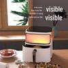 Smart Large-Capacity Air Fryer with Visual Window and 360° Surround Heating
