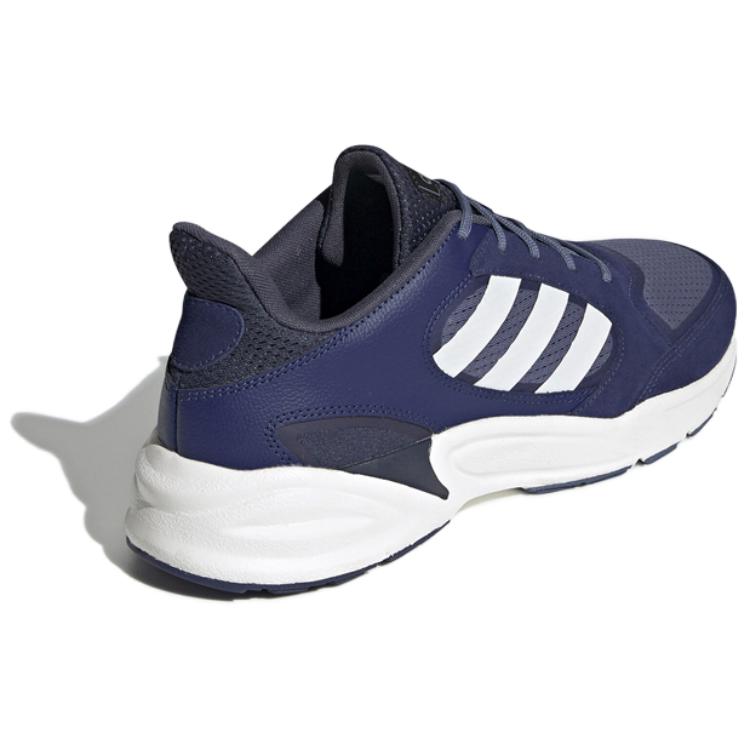 Adidas 90s Valasion Comfortable Versatile Durable Low-Top Running Shoes Men Sneakers Dark-Blue EE9901