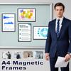 20 Pieces A4 Document Holder Information Frame Magnetic Sign Holder Bulletin Board Notification Display Photo Frame