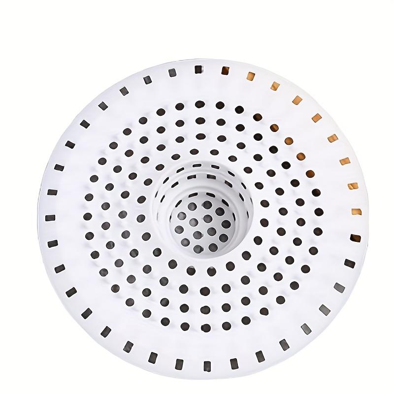 

1/2pcs Silicone Drain Filter, Hair Collector Shower Drain Cover Protector, Bathroom Floor Drain, Suitable for Shower and Kitchen Sink 2PC белый