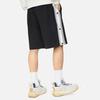 Li Ning Sports Basketball Series Button Splicing Knitted Loose Sports Shorts Men Shorts Black AKSS507-2