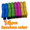 14pcs Random Color Windproof Chair Clips, Oversized Beach Towel Holders, Anti-Slip Clips. Suitable for Pool Lounge Chairs, Outdoor Use